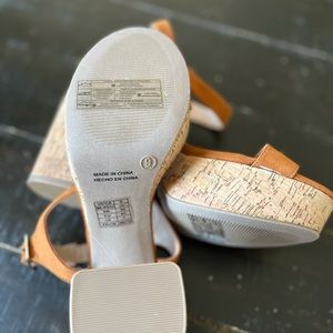 Tan Platform Sandals
